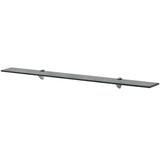 Floating Shelves 2 pcs Glass 100x20 cm 8 mm 3051533