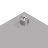 Kitchen Backsplash Light Grey 110 x 50 cm Tempered Glass 42001305