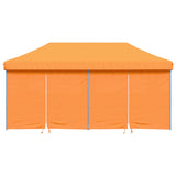 Foldable Party Tent Pop-Up with 4 Sidewalls Orange 4004953