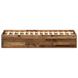 Bed Frame without Mattress Old Wood 150x200 cm Engineered Wood 3329312