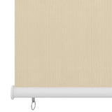 Outdoor Roller Blind Cream 60x140 cm HDPE 312601
