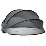 Pool Dome Folding Manual Black 336 x 322 x 160 cm 42001105
