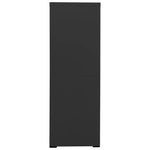 ZNTS Filing Cabinet Anthracite 90x46x134 cm Steel 336297