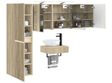 Bathroom Furniture Set 5 pcs Sonoma Oak 3407249