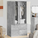 Bathroom Cabinet with Drawer Concrete Grey 79.5 x 49 x 156 cm 3406248