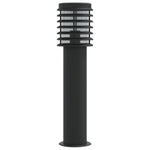 ZNTS Outdoor Floor Lamps 3pcs Black 60 cm Stainless Steel 4006362