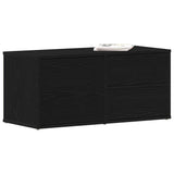 TV Cabinet Black Oak 80 x 34 x 36 cm Engineered Wood 862483