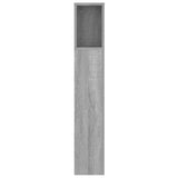 Headboard Cabinet Grey Sonoma Engineered wood 817271