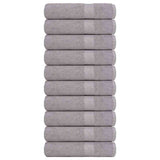 Shower Towels "FROGN" 10 pcs Grey 70x140 cm 360 gsm 136835