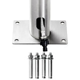 ZNTS Garden Shower 220 cm Stainless Steel 315942