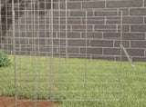 Rabbit Cage Silver 200 x 78 x 78 cm Galvanised Steel 42019233