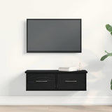 Wall Cabinet Black Oak 60 x 26 x 18.5 cm Engineered Wood 862435