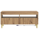 LED TV Cabinet Artisan Oak Engineered Wood 897214
