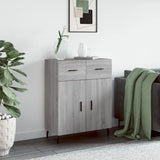 Sideboard Grey Sonoma 69.5x34x90 cm Engineered Wood 828002