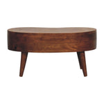 Mini Chesnut Wave Coffee Table IN3338