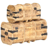 Storage Chest Natural wood Solid Mango Wood Medium Storage Chest 320374