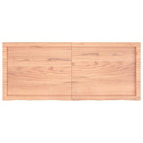 Bathroom Countertop Light Brown 120x50xcm Treated Solid Wood 3156141