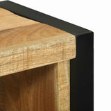 Bathroom Furniture Set with Shelf 4 pcs Brown Soild Mango Wood 3305680