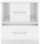 ZNTS Nevada Sliding Door Bedside 100-103-084