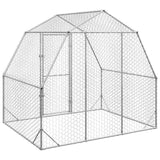 Chicken Run 2.5x2x2.25 m Galvanised Steel 4104029