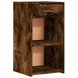 Bedside Cabinets 2 pcs Smoked Oak 35x34x65 cm Engineered Wood 840585