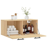 Wall Cabinet Sonoma Oak 80x36.5x35 cm Engineered Wood 830103