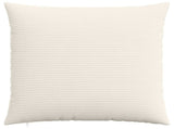 Cushion Cover 6 pcs HEERLEN Cream 80 x 80 cm Corduroy 913586