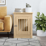 Dog Crate Furniture Sonoma Oak 55x80x68 cm Engineered Wood 838325