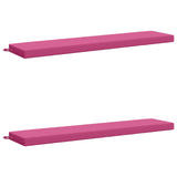 2-Piece Bench Cushions SOEST 2 pcs 100% Polyester Pink 950057