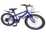 Kids Bike 24'' 6-Speed for 8-12 Years Old Dark Blue 42009392
