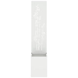 Garden Privacy Screen White 32 x 150 cm Cold-rolled steel 876379