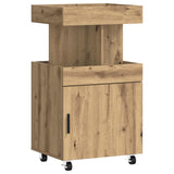 Bar Cart Artisan Oak 50 x 41 x 89 cm Engineered Wood 8015681