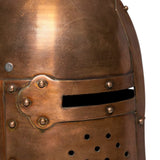 Medieval Knight Helmet Antique Replica LARP Copper Steel 286225