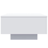 Coffee Table White 55x55x31 cm Engineered Wood 836567