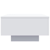 Coffee Table White 55x55x31 cm Engineered Wood 836567