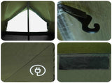 Family Tent Army Green 12-Person Polycotton 42017503