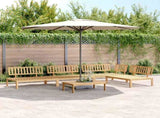 Pallet Sofa Set Natural Solid Acacia Wood Large Modular 3209304