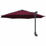 Garden Parasol Bordeaux Red 248 x 248 x 148 cm 42003231