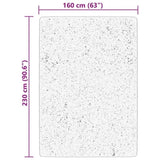 Rug HUARTE Short Pile Soft and Washable Beige 160x230 cm 375022