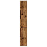 Bookcase 5-Tier Old Wood 45x23,5x162,5 cm Engineered Wood 852787