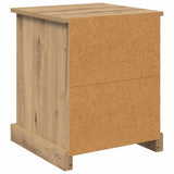 Bedside Cabinet with Drawer 2 pcs Artisan Oak 39 x 39 x 47.5 cm 881331