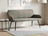 2 Seater Sofa with Metal Legs 2-Seater Light Grey 42051043
