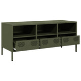 TV Cabinet Olive Green 101.5x39x43.5 cm Cold-rolled Steel 851326