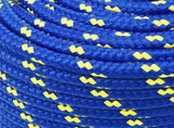 Multipurpose Utility Rope 12 mm 100 m Blue PP 930 kg Max Load 3472747