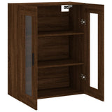 Wall Mounted Cabinet Brown Oak 69.5x34x90 cm 828499