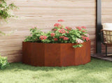 Planter Rusty 120 x 60 x 50 cm Weathering Steel 883709