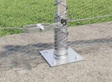Welded Wire Fence with Concrete Base 10 x 0.5 m 3353750