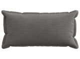 Cushion Cover 6 pcs HOUTEN Dark Grey 50 x 80 cm Corduroy 920112
