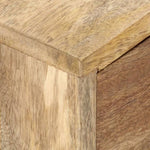 ZNTS TV Cabinet 140x30x50 cm Solid Mango Wood 285863