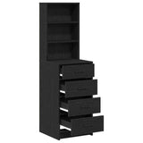 Highboard Black oak 40 x 41 x 135 cm Engineered wood 865047